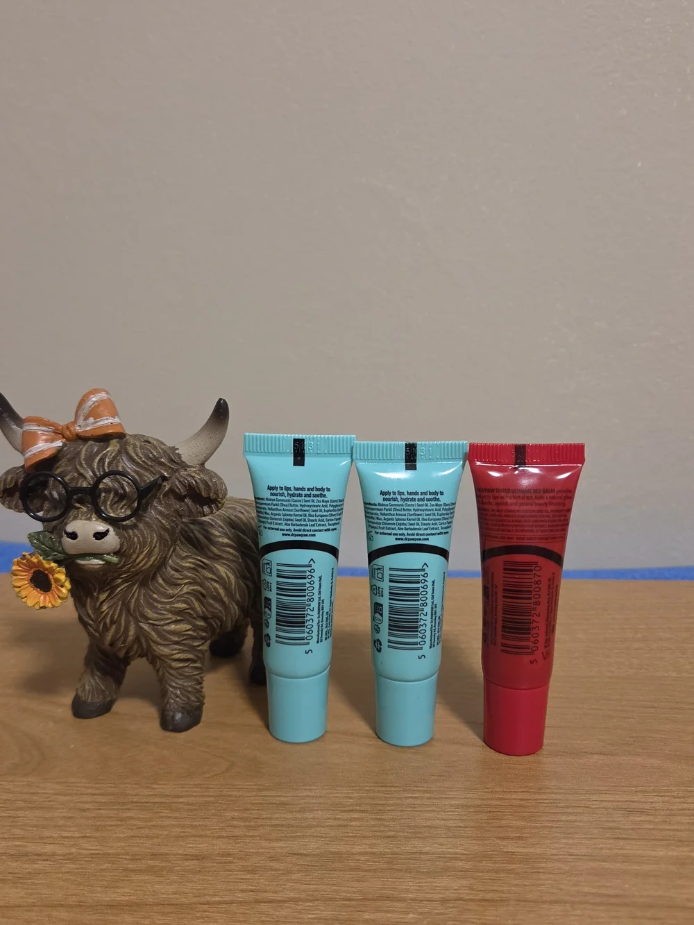 PAWPAW-1 TINTED ULTIMATE RED BALM. 2 PAWPAW SHEA BUTTER BALM